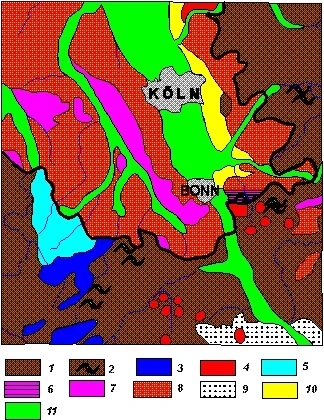Böden in der Umgebung von Bonn